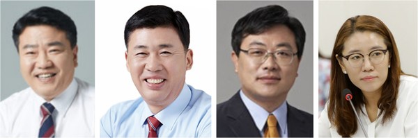 ▲  좌로부터 박해광(55) (사)한국B.B.S경기도연맹 회장, 임일혁(56) 광주시의회 의장, 안태준(54) 경기주택도시공사 부사장, 동희영(43) 광주시의원.