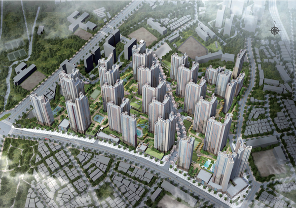 ▲사진 = 더샵 부평센트럴시티아파트 단지