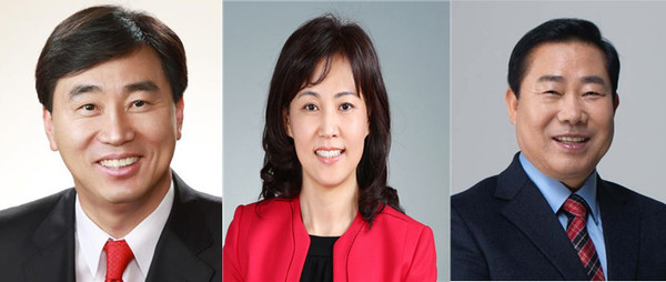 김대영 전 안양시의회 의장, 김필여 안양시의원, 장경순 안양만안 당협위원장(왼쪽부터 가나다순)