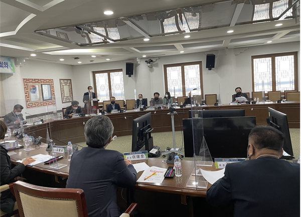  ▲ 사진 = 7일 11시, 중구 주민자치협의회 간담회