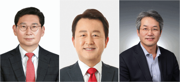 (좌로부터) 이상일(용인), 김용남(수원), 고양(이동환) 국민의힘 후보