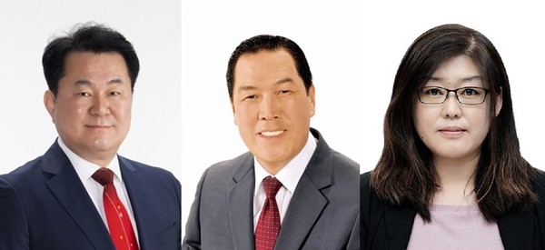                           ▲이중섭 당선자                             안정열 당선자                              황윤희 당선자