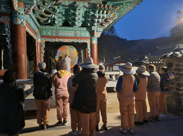 ▲사진 = 거주외국인 한국 불교문화를 체험하다.