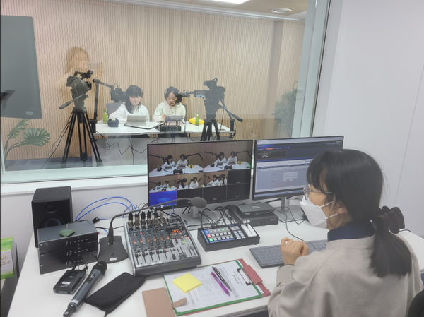 ▲주안도서관 미디어 스튜디오실,