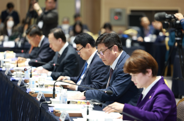 ▲도성훈 교육감이 전국시도교육감협의회 참석한 모습,