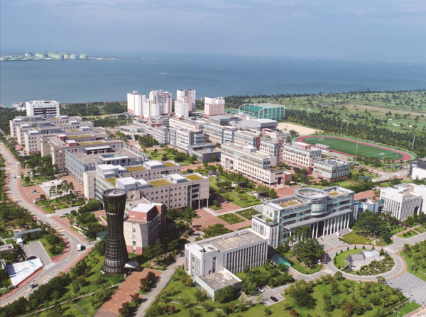 ▲인천대학교 전체 전경,