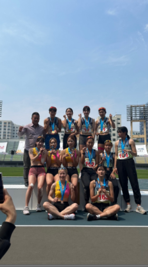 ▲김포시 육상선수들,