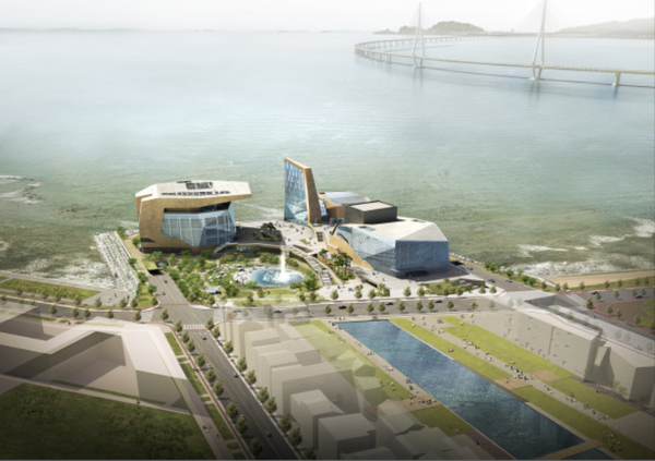 ▲세계적인 문화예술의도시 아트센터 조감도,