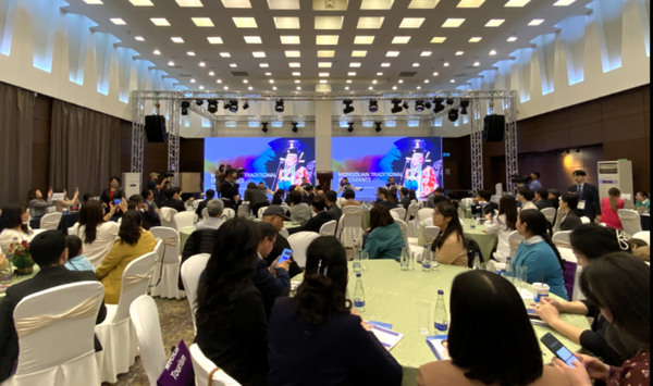 ▲5월 31일 몽골 울란바토르에서 단독으로 인천의료관광 설명회를 개최하고 있다. 