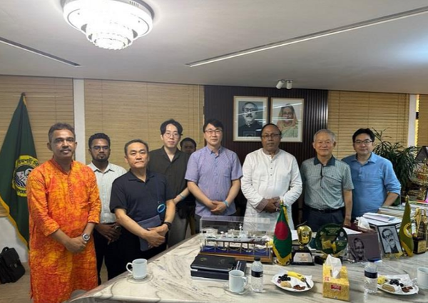 ▲라즈샤히시청 시장 및 보건담당자와의 만남,