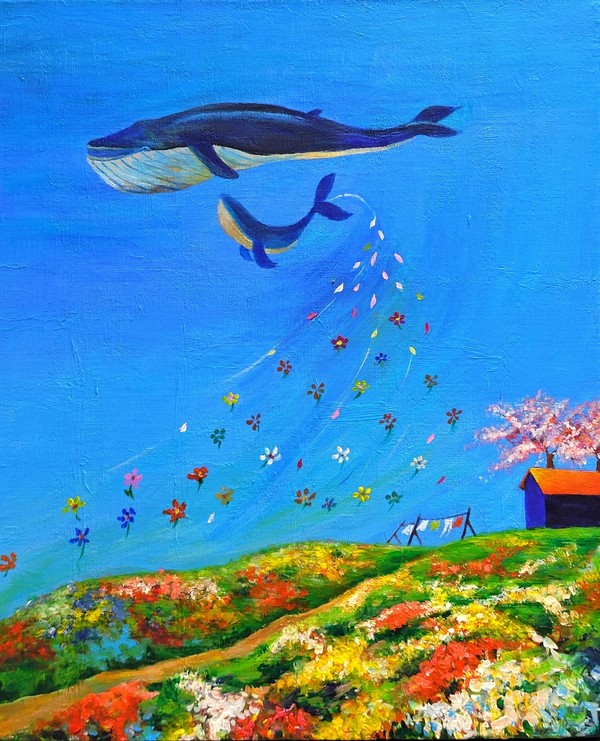 이주연작가의 꿈 (dream) 50*60cm/캔버스의아크릴/2022년