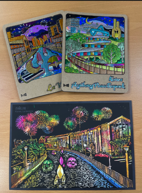                                 ▲ 애기봉 평화생태공원에서 랜드마크를 활용한 체험형 기념품,