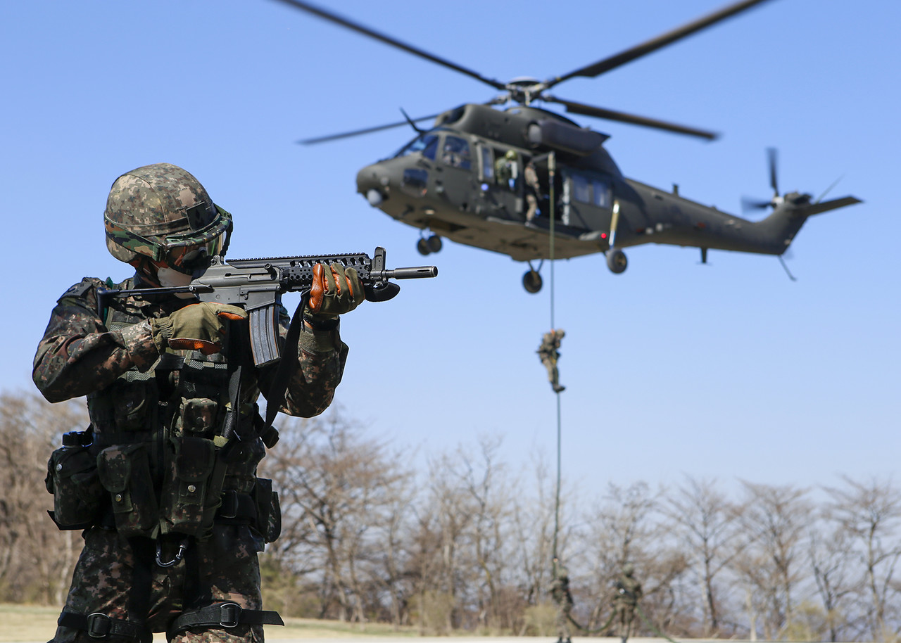                    ▲육군 제55보병사단은 1월 22일부터 26일까지 혹한기훈련을 실시한다고 밝혔다. 