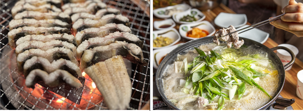                                                                  ▲특산물인 강화갯벌장어,