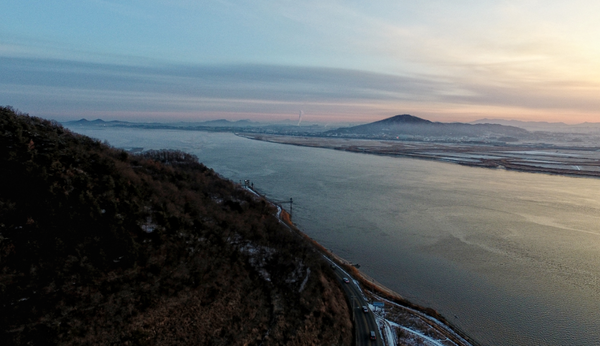     ▲김포의 한강줄기,