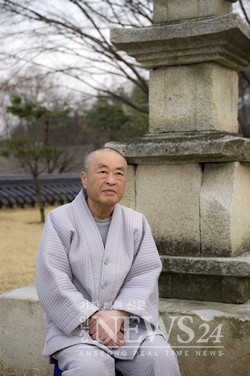         ▲ 삼중스님 생전 모습  (영평사에서)