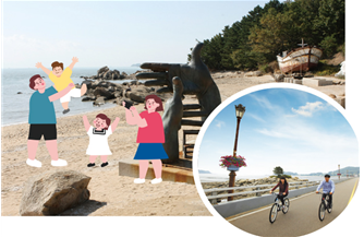 ▲ 인천 삼형제 섬, 신․시․모도 일주사기