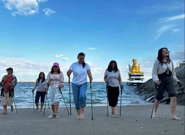                               ▲인천 웰메디 투어(팔미도 노르딕워킹),