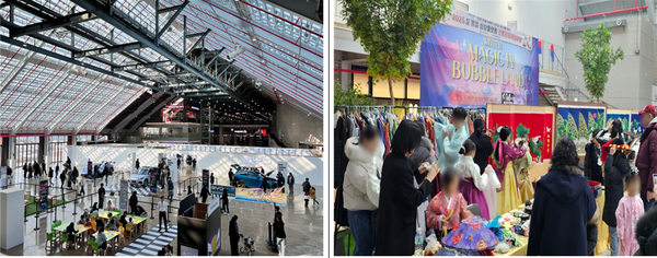                                                 ▲BYD 시민개방행사 전경 및 전통문화 체험 현장,