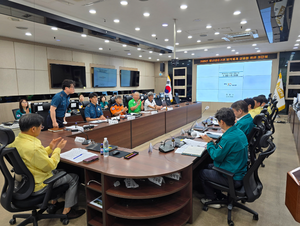         ▲김포시 재난안전상황실 모습,