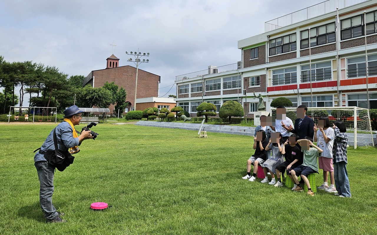                                                       ▲금광면 개산초등학교