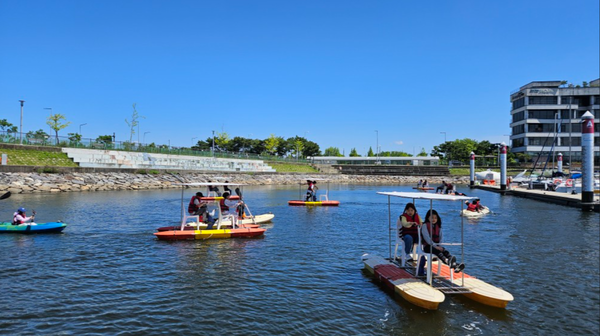 ▲수상자전거 및 카약,