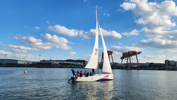 ▲딩기요트 체험,