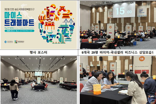 ▲9개국 29명 바이어-국내셀러 비즈니스 상담모습                    ▲9개국 29명 바이어-국내셀러 비즈니스 상담모습3