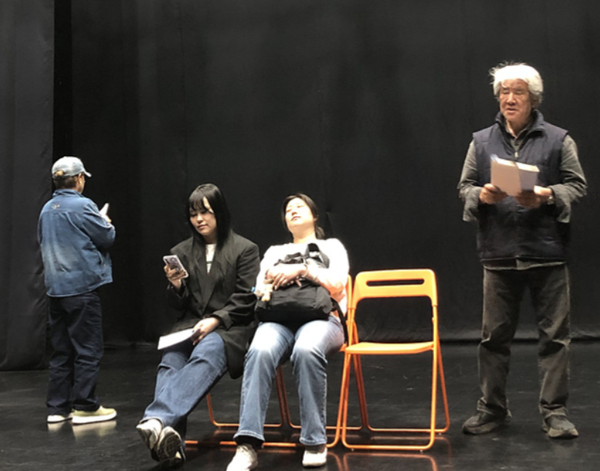    ▲극단 소향'사라의 칵테일' 연습장면