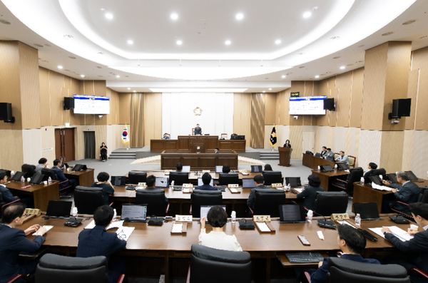 ▲김포시의회 본회의 전경,   (사진제공 : 김포시의회)
