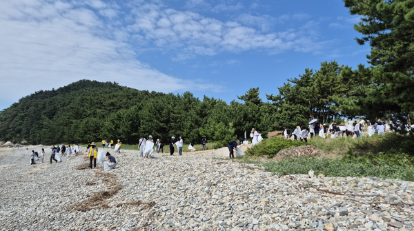 ▲시민단체 2개소, 211명이 참여한 정화활동 12톤을 수거했으며 연안정화행사 8회, 858명이 참여해 34톤을 수거,