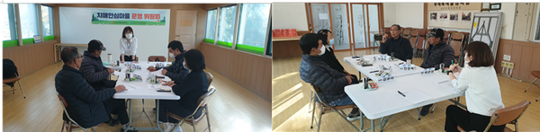 ▲‘2025년 하반기 무의동 치매안심마을 운영위원회’