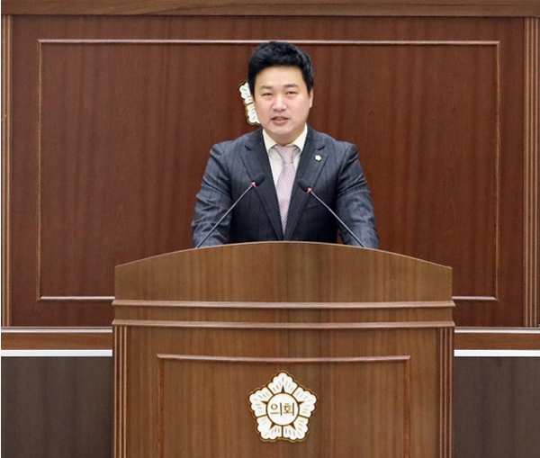                                ▲연수구의회 한성민 의원(선학·연수2·3·동춘3) 5분 발언,