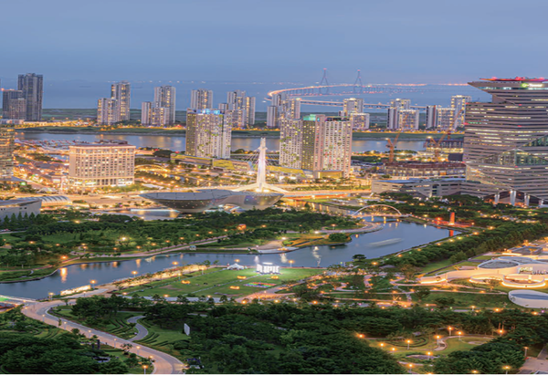           ▲인천 송도 및 인스파이어 전경,